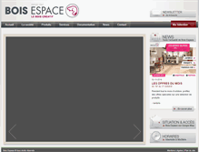 Tablet Screenshot of bois-espace.fr